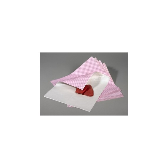 PAPIER DUPLEX VICHY ROSE 40*48 CM
