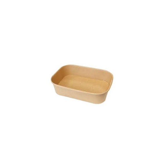 Ravier rectangulaire Kraft - 172*120*42mm - 500ml