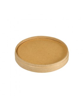 Couvercle Kraft pour pots 550, 750 & 950ml - Ø117mm