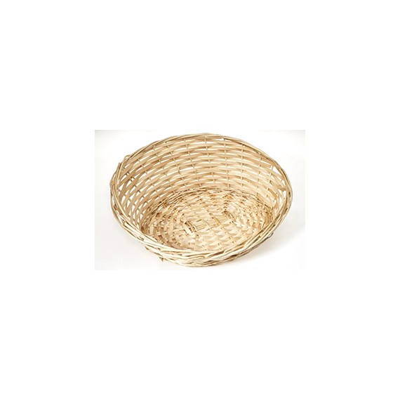 PANIER OVAL BAS/HAUT 34*29*5/15cm NATUREL