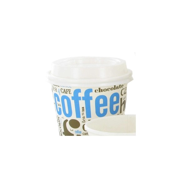 GOBELET CARTON COFFEE Ø 72 mm couvercle
