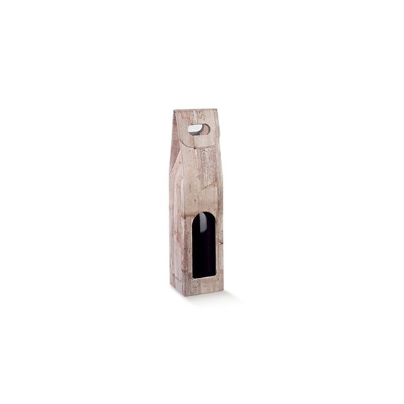 BOITE PORTABLE 1 btl 90*90*385mm WOOD