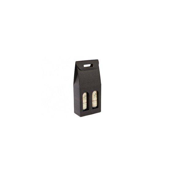 Boite portable 2 btls - 18*9*38,5cm - Café