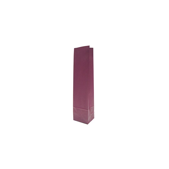SAC BOUTEILLE + FOND 10*41+8cm KRAFT BORDEAUX