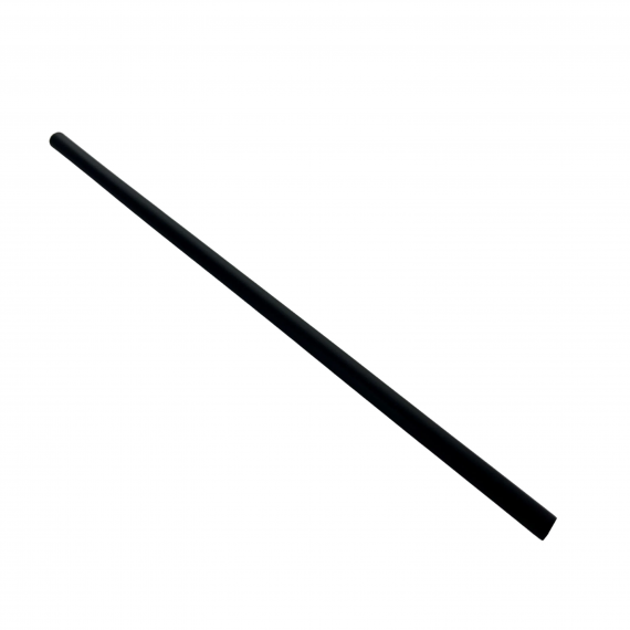 Paille noire réutilisable RPP - Ø7mm*22cm