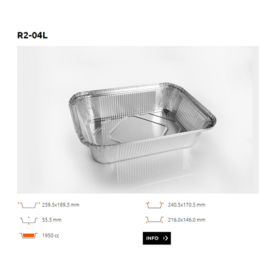 Ravier Alu bord droit - R2-04L - 1950CC