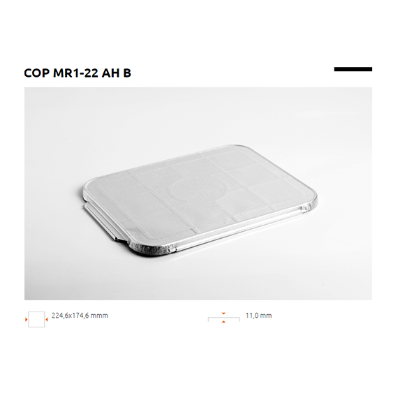 Couvercle Alu pour ravier 1-2-3 Compartiments