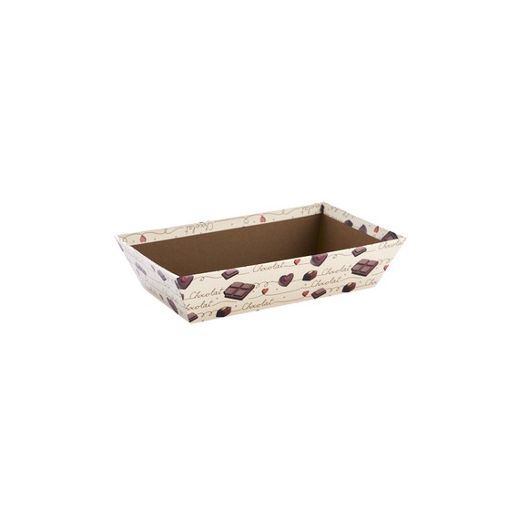 Panier carton rect. - 23*15*6cm - Chocolate Lover