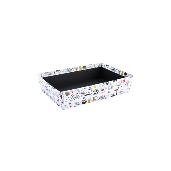 Panier carton rect. -32*22,5*8cm - Barbecue Chill