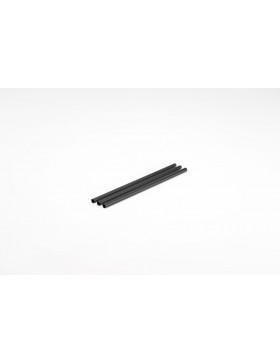 Paille noire réutilisable RPP - Ø7mm*15cm