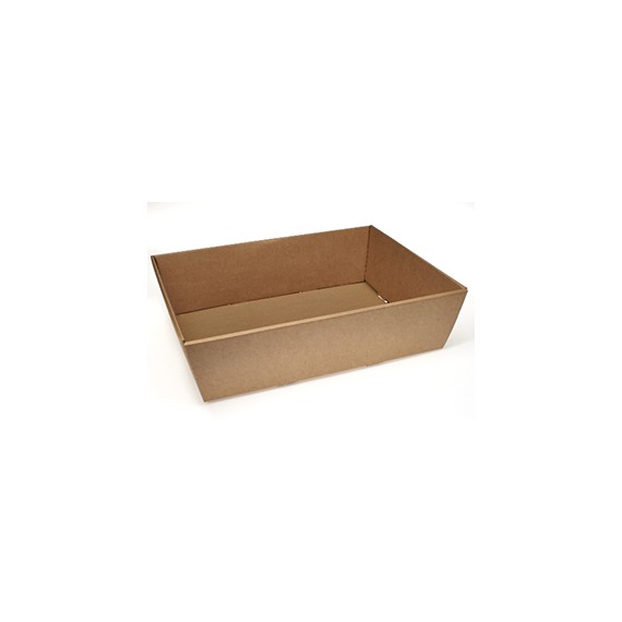 Panier carton rectangle Kraft - 44*35*12cm