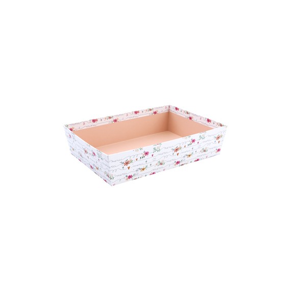 Panier carton rect. -32*22,5*8cm - Merci