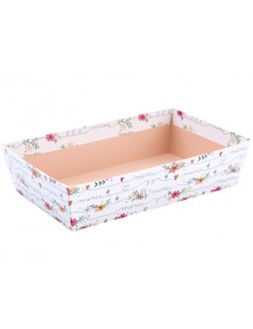 Panier carton rect. - 23*15*6cm - Merci