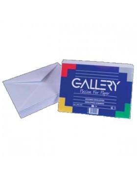 ENVELOPPE BLANCHE 114*162mm 70g GOMMÉE