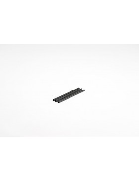 Paille noire réutilisable RPP - Ø8mm*24cm