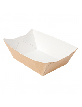Barquette 'ThePack' 960g - 106*72*52mm - Kraft brun