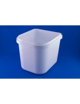 BAC PP 17*14*13cm CADY BLANC 2.5l INVIOLABLE