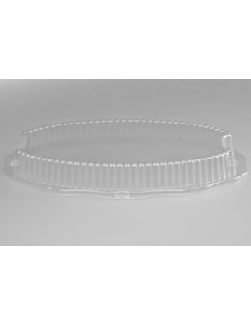COUVERCLE TRANSPARENT POUR RAVIER OVAL NOIR - A81