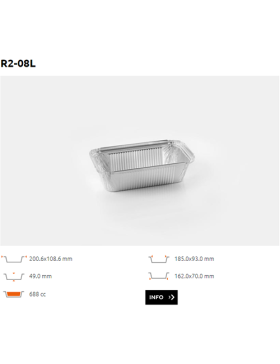 Ravier Alu bord droit - R2-08L - 688CC