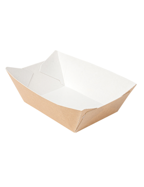 Barquette 'ThePack' 960g - 106*72*52mm - Kraft brun