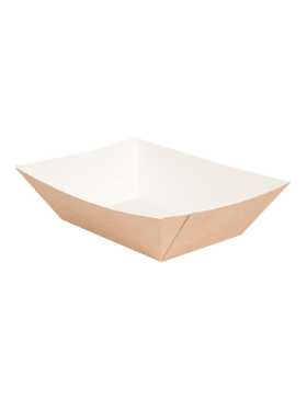 Barquette 'ThePack' 1200g - 119*79*55mm - Kraft Brun