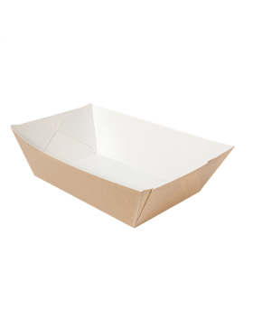 Barquette 'ThePack' 2400g - 170*97*63mm - Kraft Brun