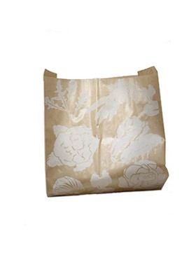 Sac à salade Kraft 40g/m² - 27*11*32/34cm